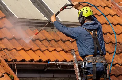 Démoussage et hydrofuge de toiture à Montferrat